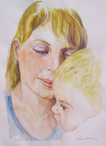 Solamente vos Watercolour Card Portrait