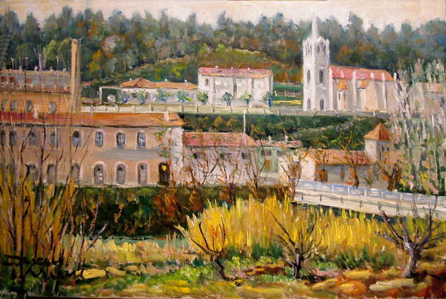 COLONIA  TEXTIL Oil Canvas Landscaping