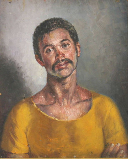 mulato Oil Canvas Figure Painting