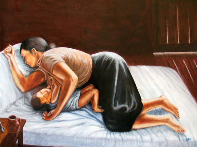 madre con niño