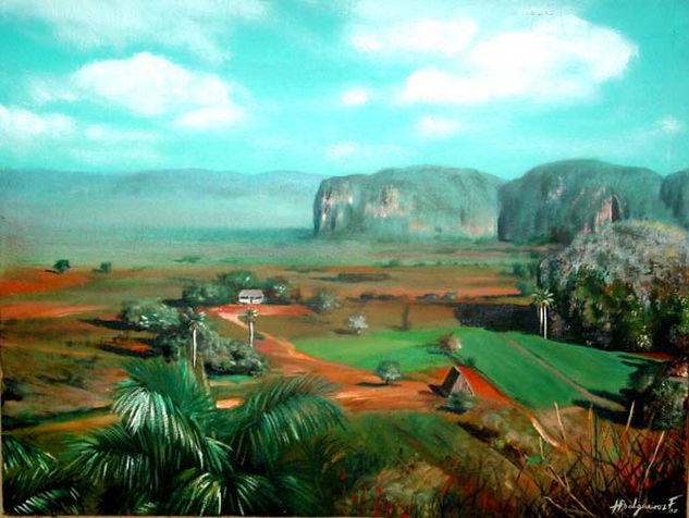 Vista Pinareña Oil Canvas Landscaping