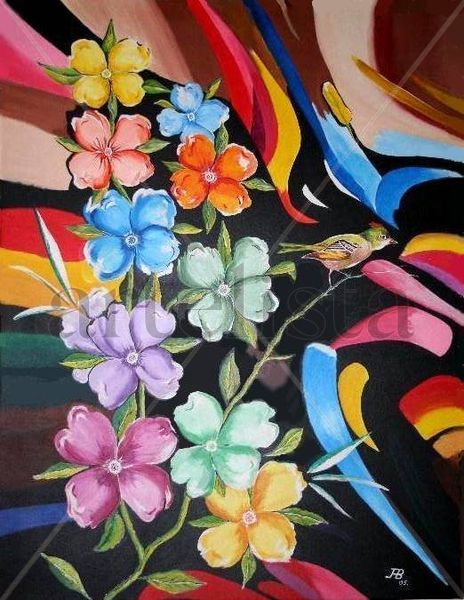 Tapiz floral