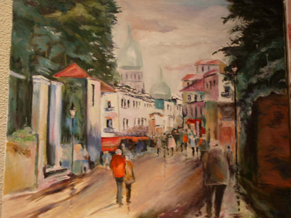 sacre coeur Oil Canvas Landscaping