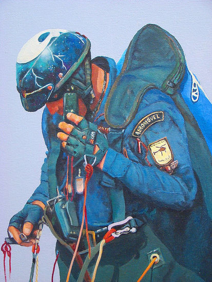 Detalhe do Astronalta 1 Oil Canvas Sports