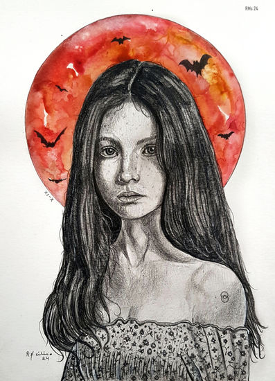 Chica Misteriosa Mixed Media