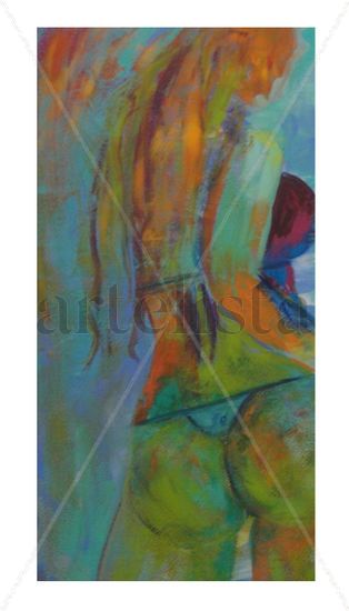 desnudo 2 Acrylic Card Nude Paintings