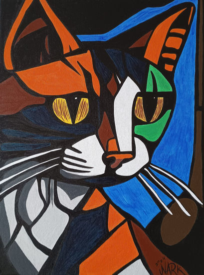 Cat Style Acrylic Canvas Animals