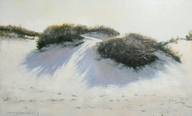 Dunas en Valdelagrana VII Oil Panel Landscaping