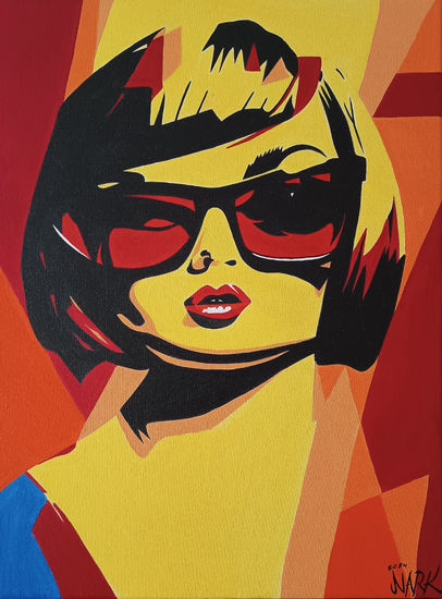 Vision Pop Art Woman Acrílico Lienzo Otros