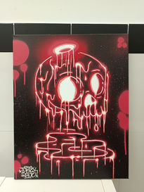 Neon Skull