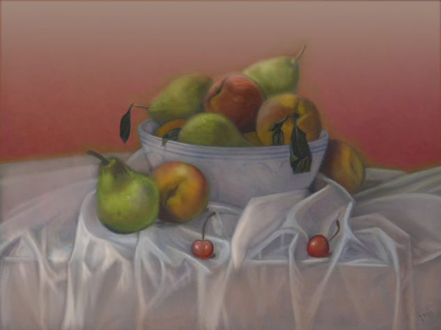 bodegon frutas Óleo Lienzo Bodegones