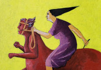 "Woman on Horseback"