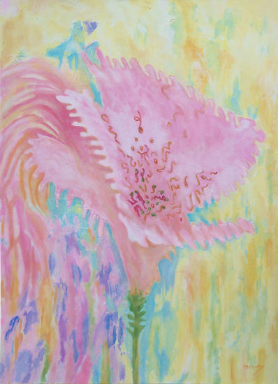 Lirio Oil Canvas Floral Painting