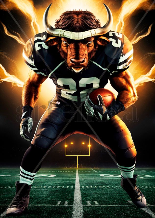 Buffalo American Football Humanoid
