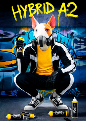 Humanoid Graffiti Dog