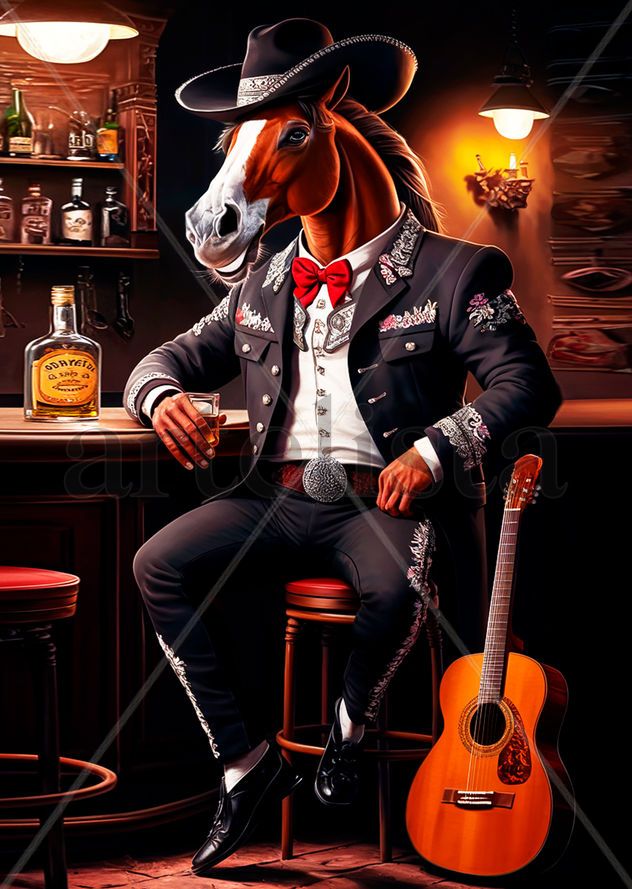 Humanoid Mariachi Horse