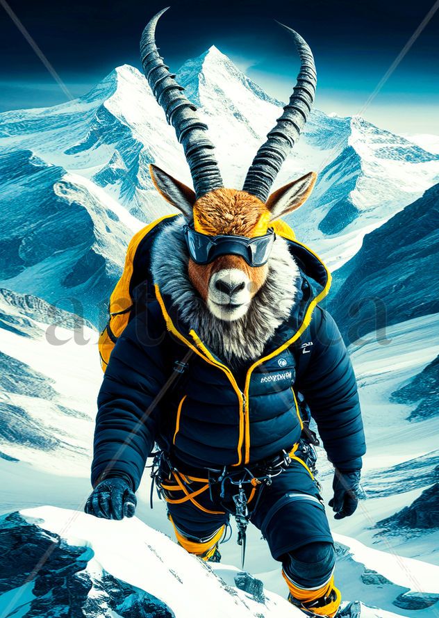 Humanoid Mountain Goat