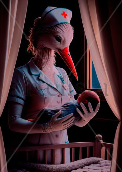 Humanoid Nurse Stork 