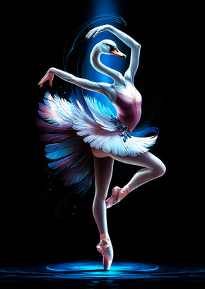 Humanoid Dancing Swan