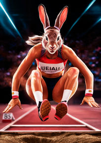 Humanoid Athlete Hare