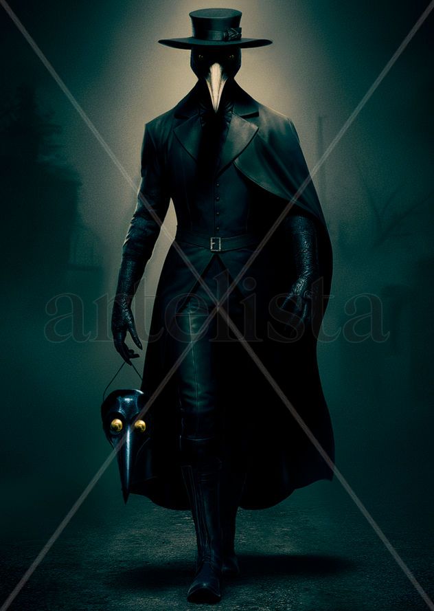 Humanoid Plague Doctor Raven
