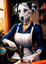 Humanoid Seamstress Dalmatian