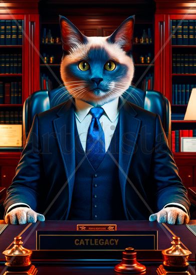 Humanoid Lawyer Cat 