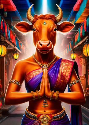 Humanoid Hindu Cow