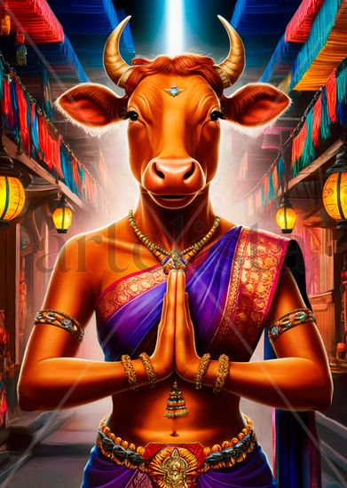 Humanoid Hindu Cow 