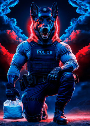 Humanoid Police Dog