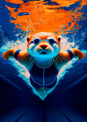 Humanoid Swimming...