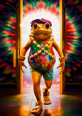 Humanoid Hippie Toad