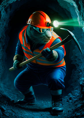 Humanoid Mining Mole