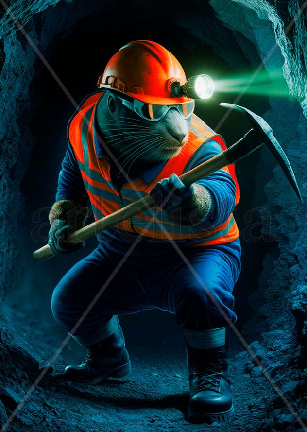 Humanoid Mining Mole