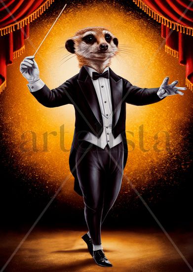 Humanoid Conductor Meerkat 