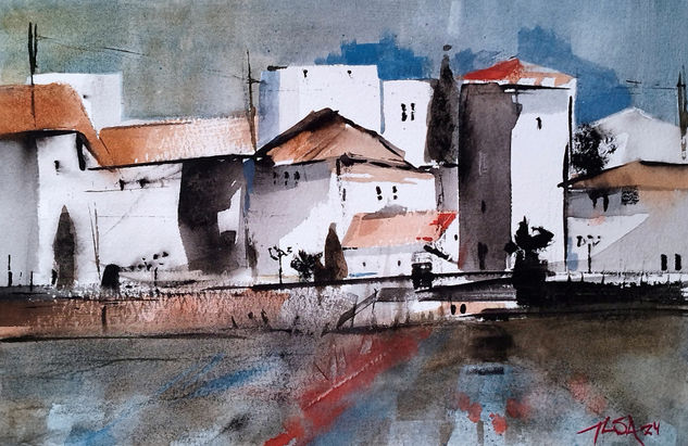 Pueblo II Watercolour Paper Landscaping