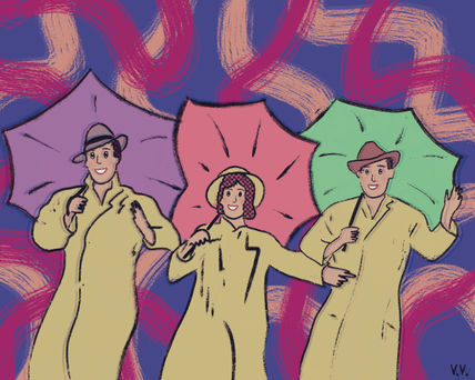 Bailando bajo la...