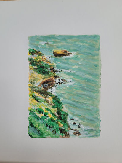 Tajo de la Breña Acrylic Paper Landscaping