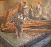 Bodegón de pinturas