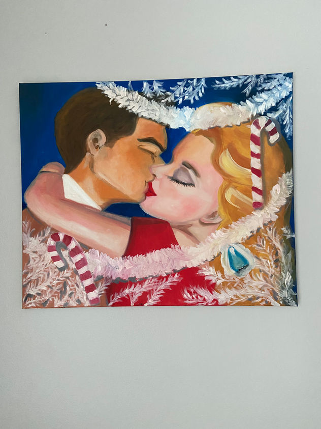 Christmas kiss