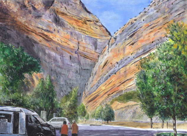 Congost de Terradets Acrílico Tabla Paisaje