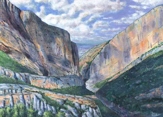 Congost de Montrebei Acrylic Panel Landscaping