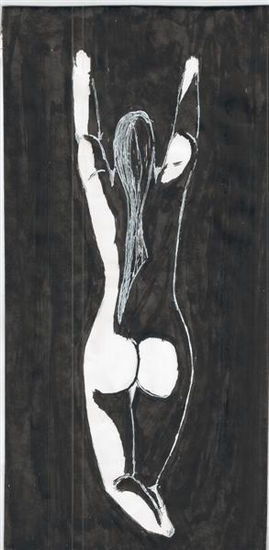 MUJER Ink Paper Figure Painting