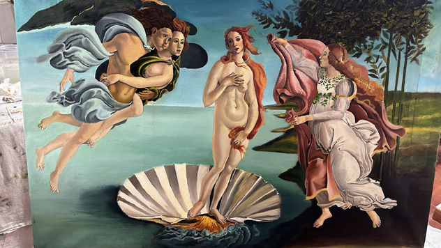 Réplica de El Nacimiento de Venus