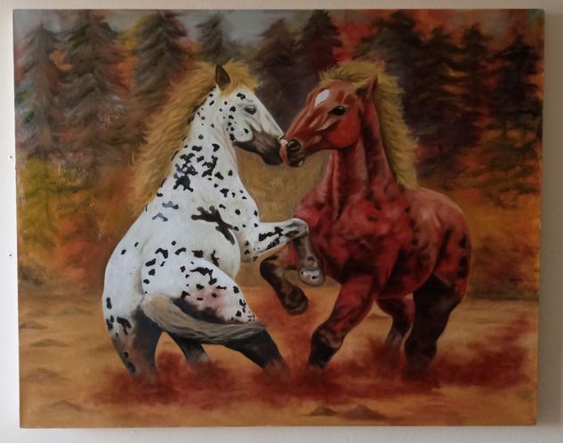 PURA SANGRE Oil Canvas Animals