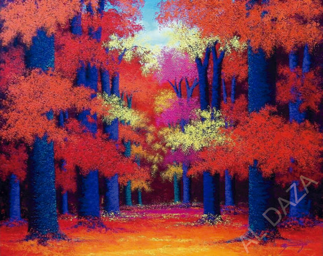 DESPERTAR DE LUZ Acrylic Canvas Landscaping