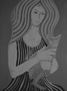 woman with cat
