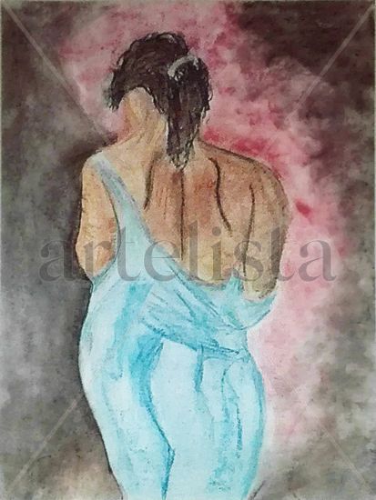 Espalda Pastel Papel Desnudos