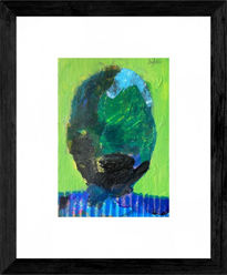 Green abstract  Face