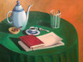 La mesa del mantel verde